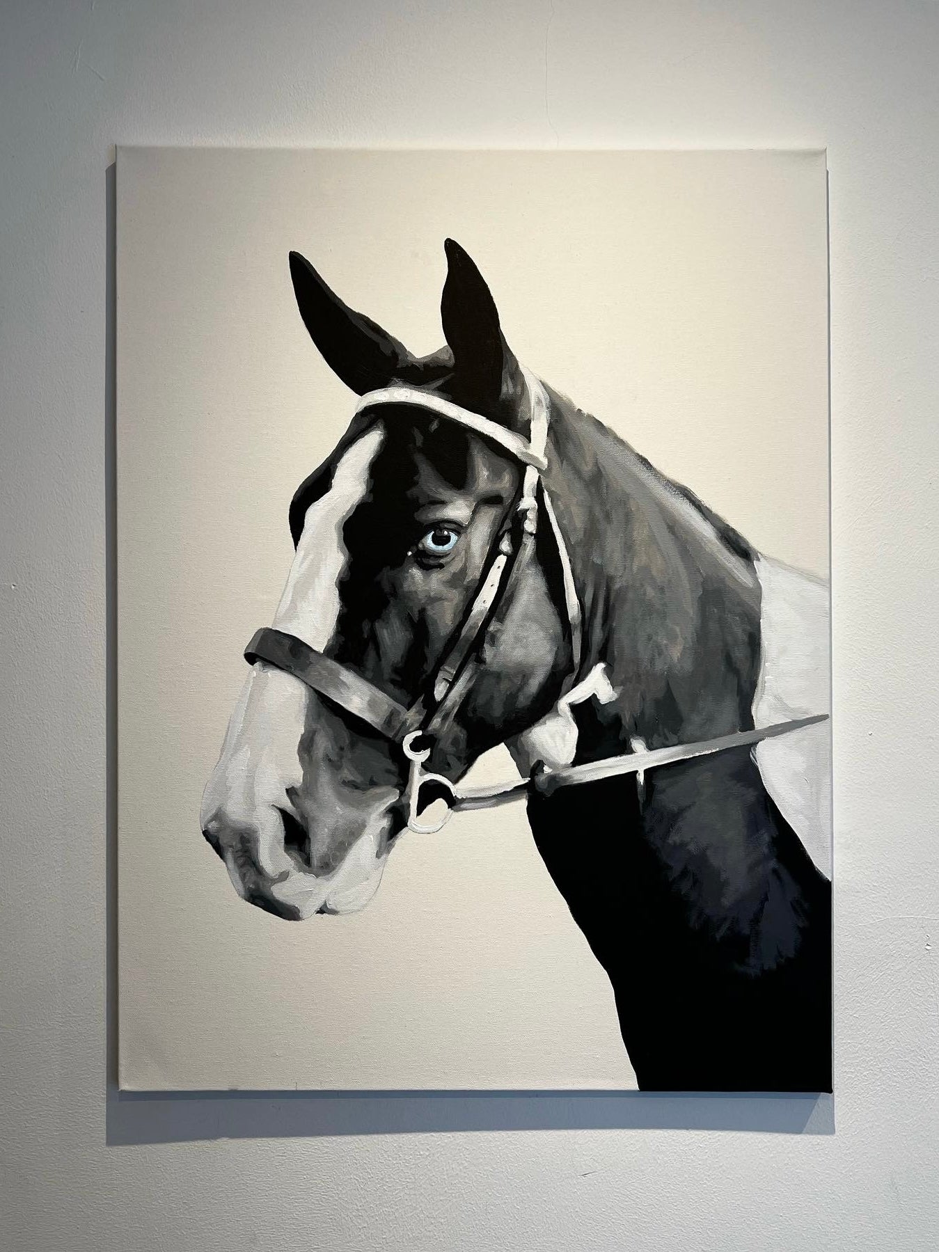 Large canvas animal portrait