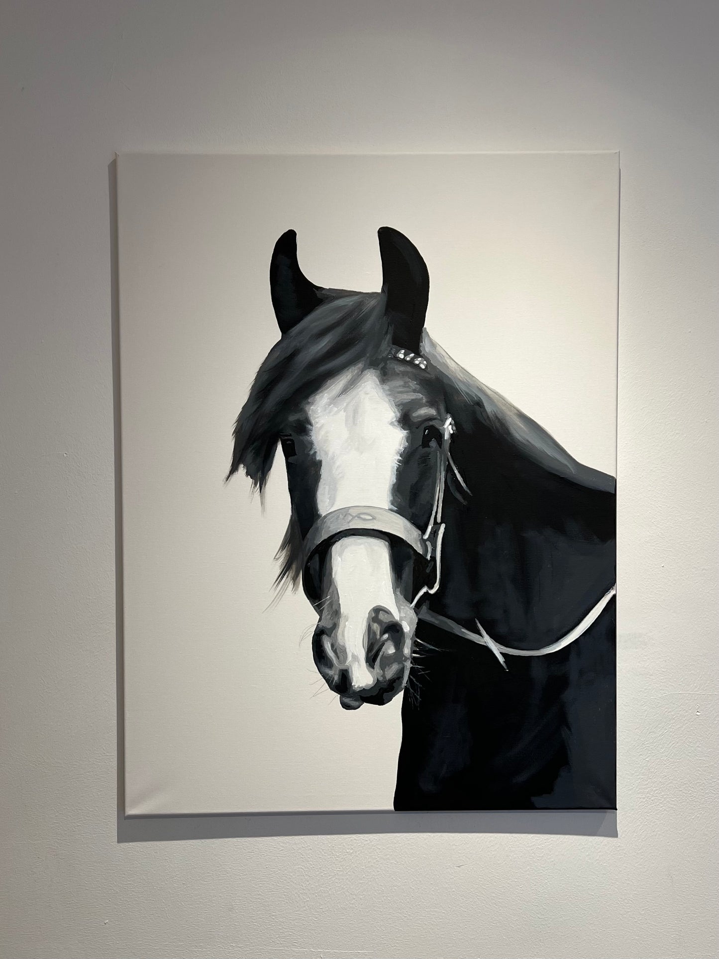 Large canvas animal portrait